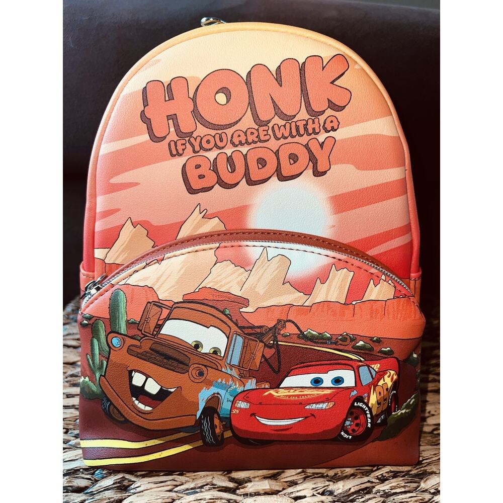 Longefly Disney Pixar Cars Duo Radiator Springs Honk Mini Backpack